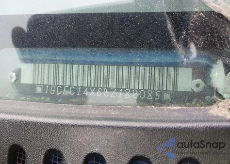 2003 Chevrolet Silverado 1500 C1500 из США, поврежденный, VIN 1GCEC14X63Z182085